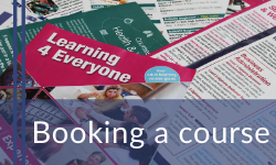 Click here to find out more about booking a course